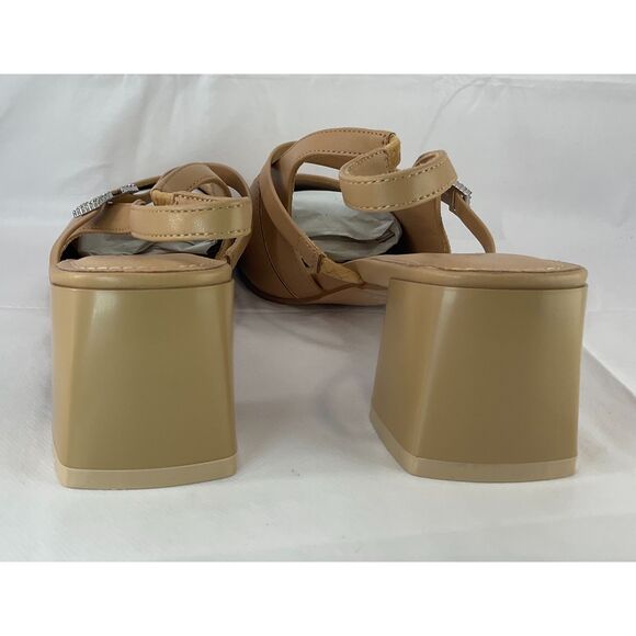 New Slingback Chunky Heel Pumps size 10 - Picture 4 of 12